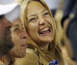 Kate Hudson lors d'un match des Yankees contre les Baltimore Orioles à New York le 20 juillet 2009