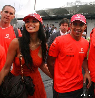 Lewis Hamilton et Nicole Scherzinger 
