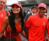 Lewis Hamilton et Nicole Scherzinger 