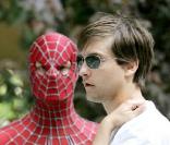 Tobey Maguire sur le tournage de Spiderman 3 