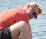 Boris Becker en vacances à Saint-Tropez