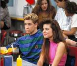 Le couple de  Sauvés par le gong  ,  Kelly et Zack.