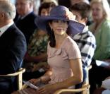 Mary de Danemark lors de la journée annuelle des Danois expatriés, au palais Kronborg, le 2 août 2009