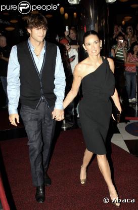 Demi Moore et Ashton Kutcher, au Palms de Las Vegas, à l'occasion de l'avant-première de  Toy Boy , le 5 août 2009 !