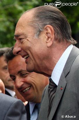 Nicolas Sarkozy et Jacques Chirac