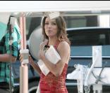 Eva Longoria sur le tournage de la saison 6 de  Desperate Housewives . 12/08/09