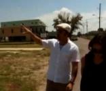 Brad Pitt interviewé par Ann Curry de NBC dans le cadre du 4e anniversaire de l'ouragan Katrina le 13 août 2009