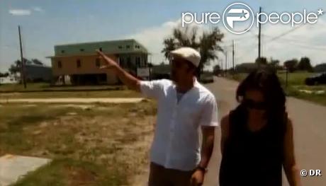 Brad Pitt interviewé par Ann Curry de NBC dans le cadre du 4e anniversaire de l'ouragan Katrina le 13 août 2009