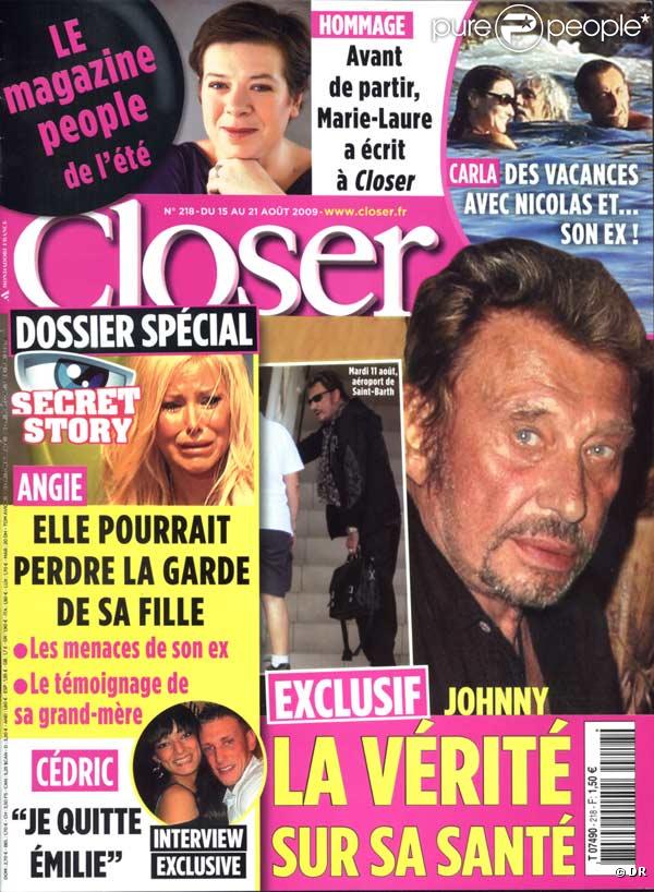 Emilie et son petit ami Cédric en couverture de Closer