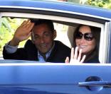 Carla Bruni et Nicolas Sarkozy au Cap-Nègre le 31 juillet