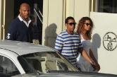 Jay-Z et Beyoncé accompagnés de leur garde du corps