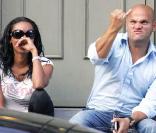 Mel B et son mari Stephen Belafonte à New York le 20 août 2009