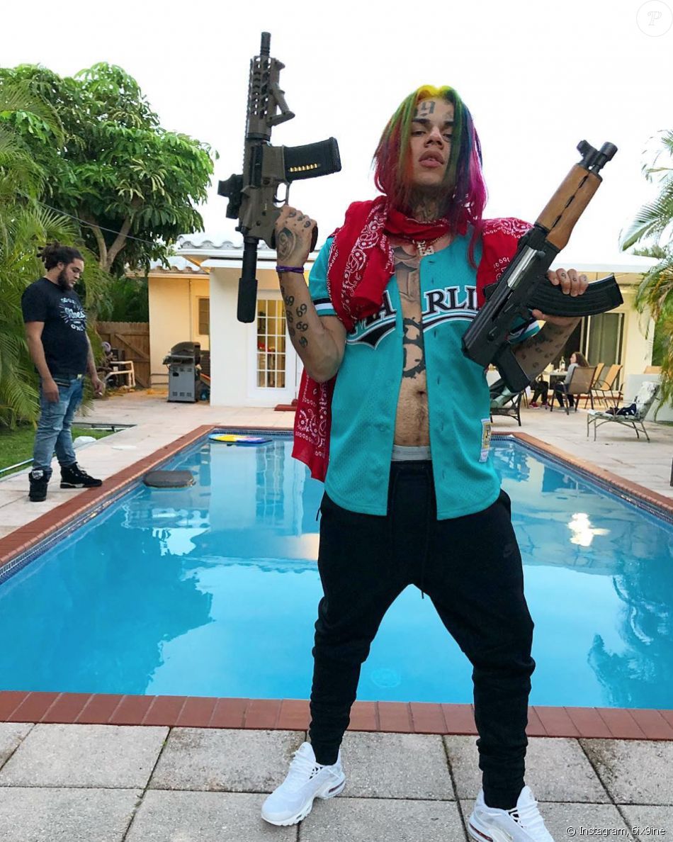 Le rappeur Tekashi 6ix9ine Décembre 2017 Purepeople