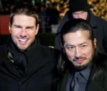 Hiroyuki Sanada et Tom Cruise en janvier 2004 pour la première à Berlin du Dernier Samouraï 
