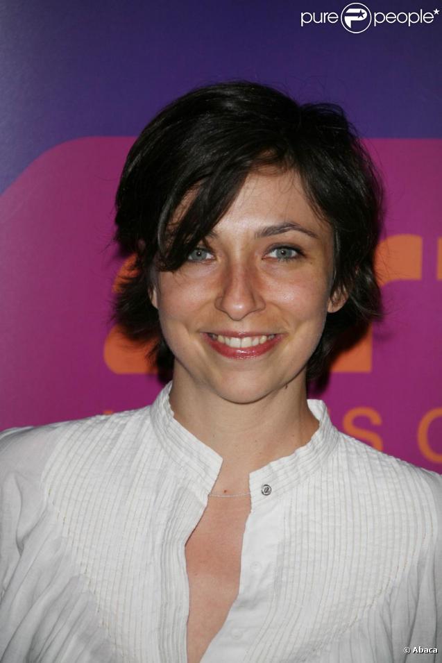 Rebecca Manzoni à la rentrée de la chaîne Arte. 25/08/09