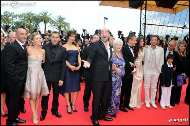 L'équipe du film  Bienvenue chez les Ch'tis  : Patrick Bosso, Anne Marivin, Zinedine Soualem, Zoé Félix, Kad Merad, Line Renaud, Dany et Yael Boon et Stéphane Freiss. 
 &nbsp;