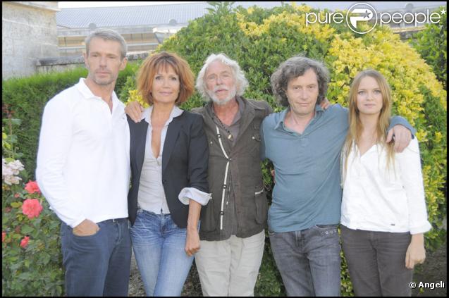 Clémentine Célarié, Lambert Wilson, Pierre Richard et Sara Forestier au Festival d'Angoulême, le 28/08/09