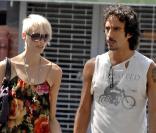 Carlos Leon en promenade avec sa girlfriend, à New York, le 30 août 2009 !
