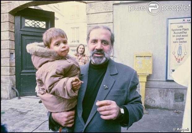 Jean Yanne avec son fils Jean-Christophe