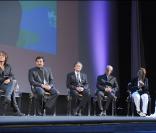 Sandrine Bonnaire et les autres membres du jury dans l'enceinte du Lido, à l'occasion de la cérémonie d'ouverture de la 66e Mostra de Venise, le 2 septembre 2009 !