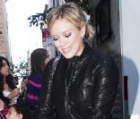 Hilary Duff sur le tournage de Gossip Girl à New York le 2 septembre 2009