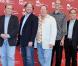 Brad Bird, Andrew Stanton, John Lasseter, Pete Docter et Lee Unkrich, lors de l'hommage à John Lasseter, honoré d'un Lion d'Or, lors du 66e Festival de Venise, le 6 septembre 2009 !