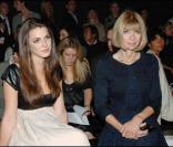 Anna Wintour et sa fille Bee, toutes deux très élégantes... 