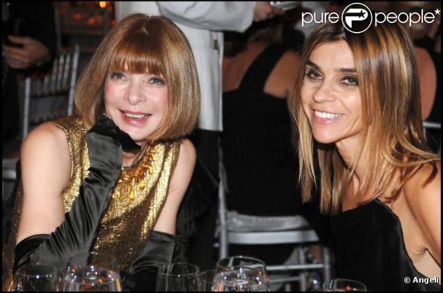 Les deux papesses de la mode : Anna Wintour et Carine Roitfeld 