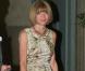 Anna Wintour chicissime dans ce magnifique fourreau au dégradé de couleur très réussi... 