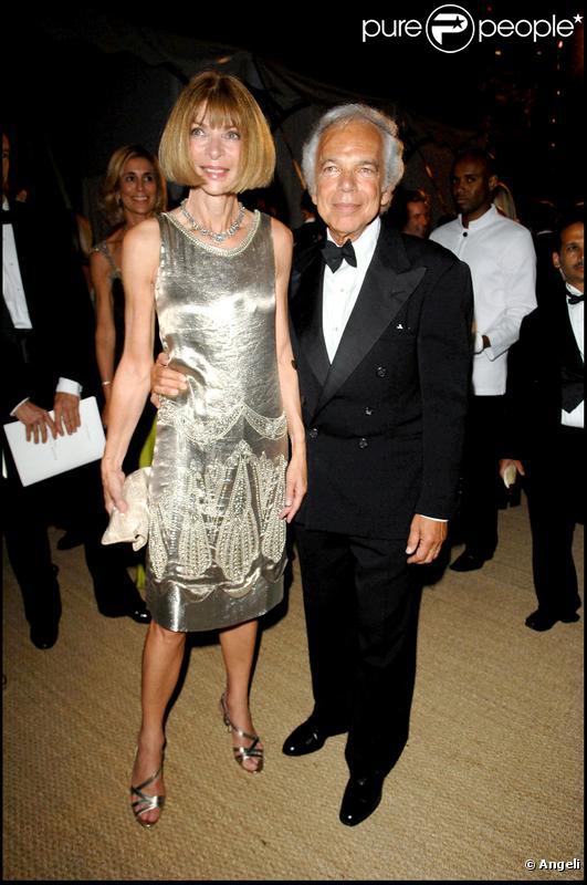 Anna Wintour et Ralph Lauren, le 8 septembre 2007 
