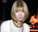 Anna Wintour au défilé Versace à Milan, le 29 septembre 2006 