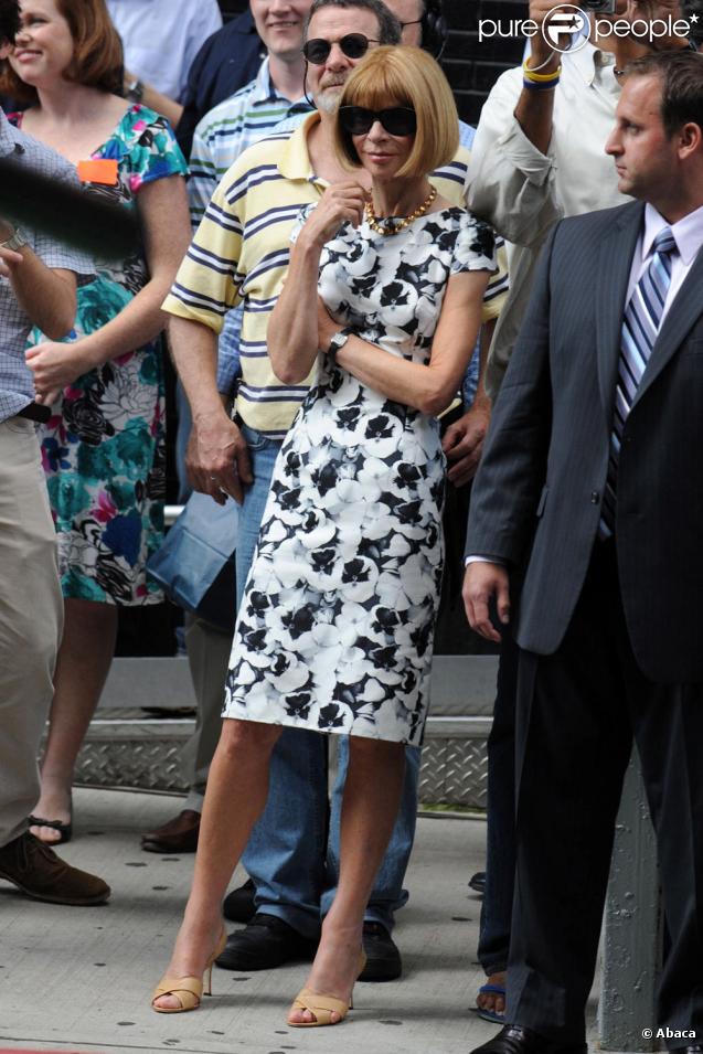 Comme vous pouvez le constater, cette robe plait beaucoup à Anna puisqu'elle l'a de nouveau portée à l'occasion de sa participation au Late Show de David Letterman, le 24 août dernier. 