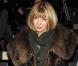 Anna Wintour au défilé Valentino à Paris, le 28 février 2007 ! La fourrure elle ne peut décidément pas s'en passer... 