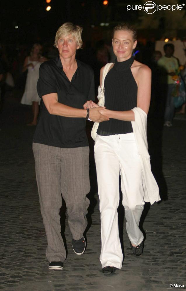 Ellen DeGeneres et Portia de Rossi 