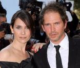 Géraldine Pailhas et son mari Christopher Thompson sur le tapis rouge du festival de Cannes, le 24 mai 2006 