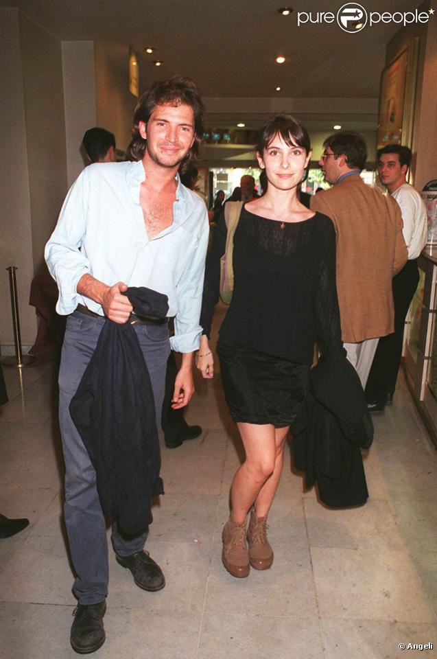 Géraldine Pailhas et son mari Christopher Thompson lors du 10ème Festival du Fim de Paris, le 20 juin 1995