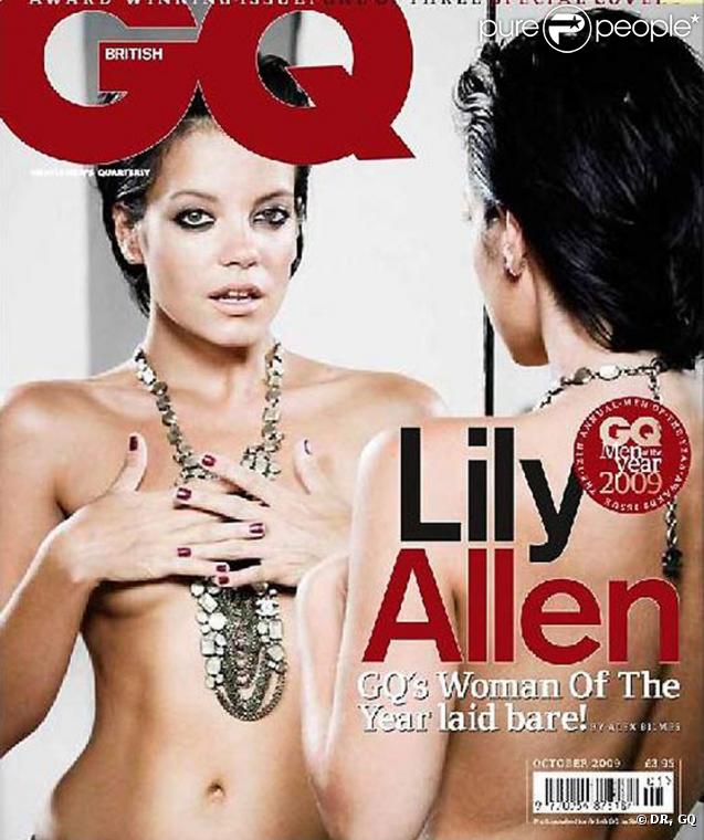 GQ consacre, ce mois-ci, sa couverture à Lily Allen...