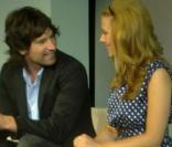 Scarlett Johansson et Pete Yorn lors de leur conférence de presse exclusive à Paris, au Bon Marché Rive Gauche, le 11 septembre 2009
