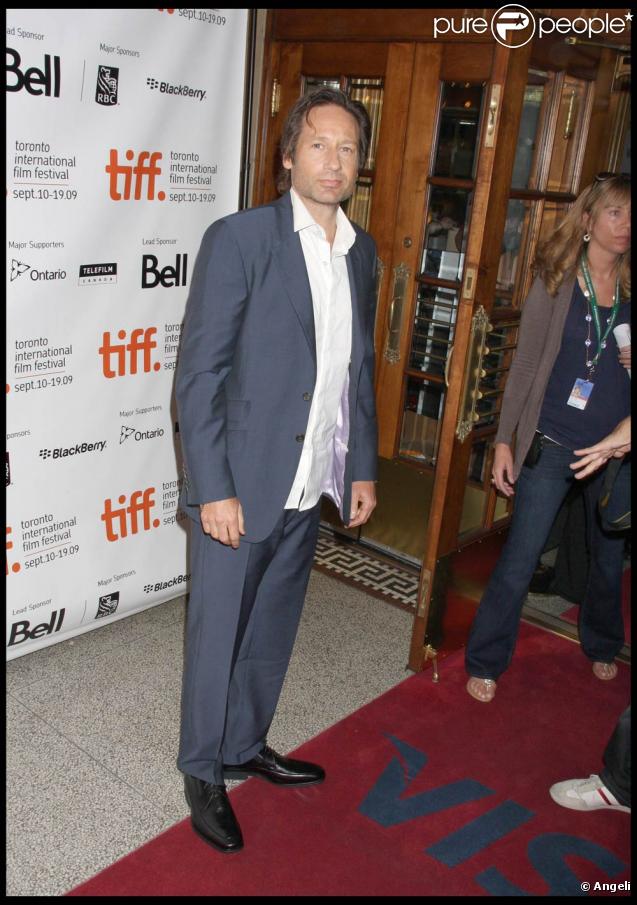 David Duchovny, à l'occasion de la présentation de  The Joneses , au Festival International du Film de Toronto, le 13 septembre 2009 !