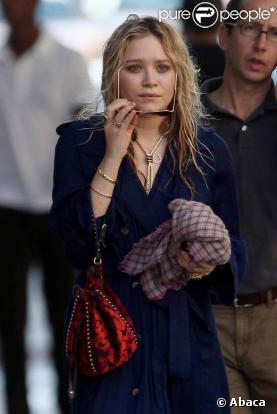 Mary-Kate Olsen à New York avec son boyfriend Nate Lowman, le 13 septembre 2009