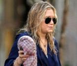 Mary-Kate Olsen à New York avec son boyfriend Nate Lowman, le 13 septembre 2009