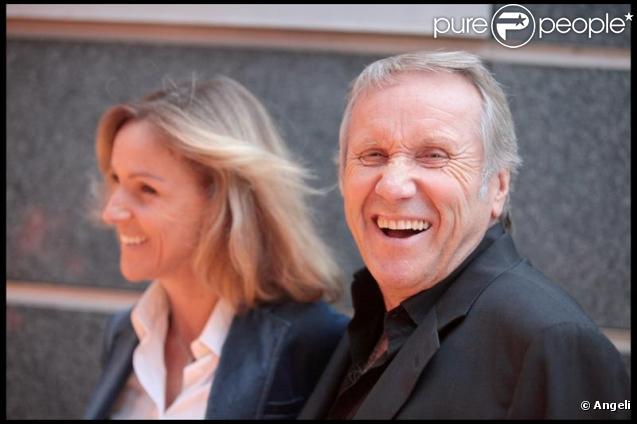 Yves Rénier et son épouse Karin au cocktail de rentrée de TF1. 16/09/09