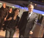 Michel Boyon, président du CSA, et sa femme au cocktail de rentrée de TF1. 16/09/09