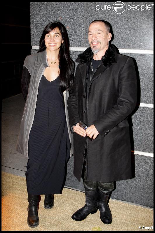 Florent Pagny et Azucena au cocktail de rentrée de TF1. 16/09/09