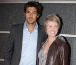 Jean-Pascal et Virginie Caliari au cocktail de rentrée de TF1. 16/09/09