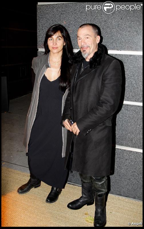 Florent Pagny et Azucena au cocktail de rentrée de TF1. 16/09/09