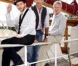 Malik Zidi, Stéphane Giusti et Régis Wargnier au festival de la Rochelle, le 17 septembre 2009