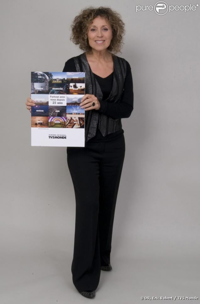 Mireille Dumas lors de la soirée spéciale 25 ans de TV5 Monde le 17 septembre 2009 à Paris