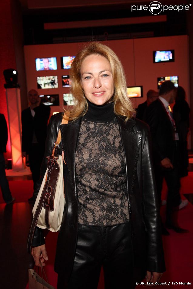 Alexandra Vandernoot lors de la soirée spéciale 25 ans de TV5 Monde le 17 septembre 2009 à Paris