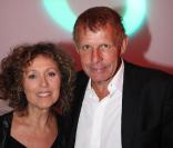 Mireille Dumas et Patrick Poivre d'Arvor lors de la soirée spéciale 25 ans de TV5 Monde le 17 septembre 2009 à Paris